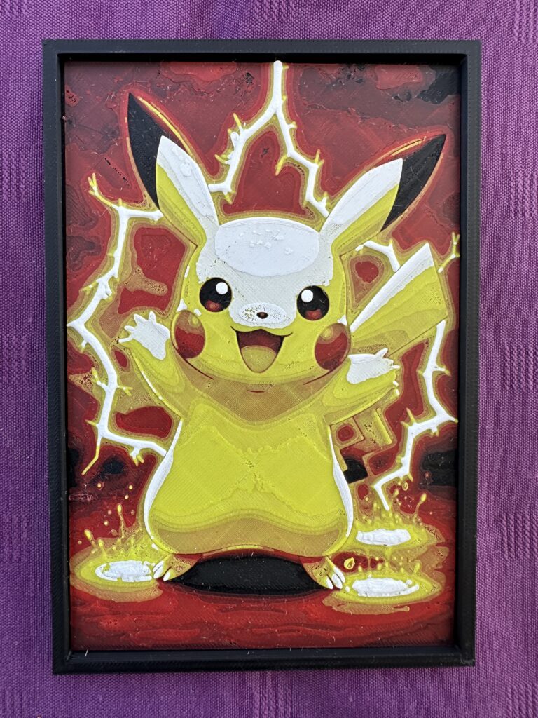 🔥 Tableau Pikachu Électrique ⚡