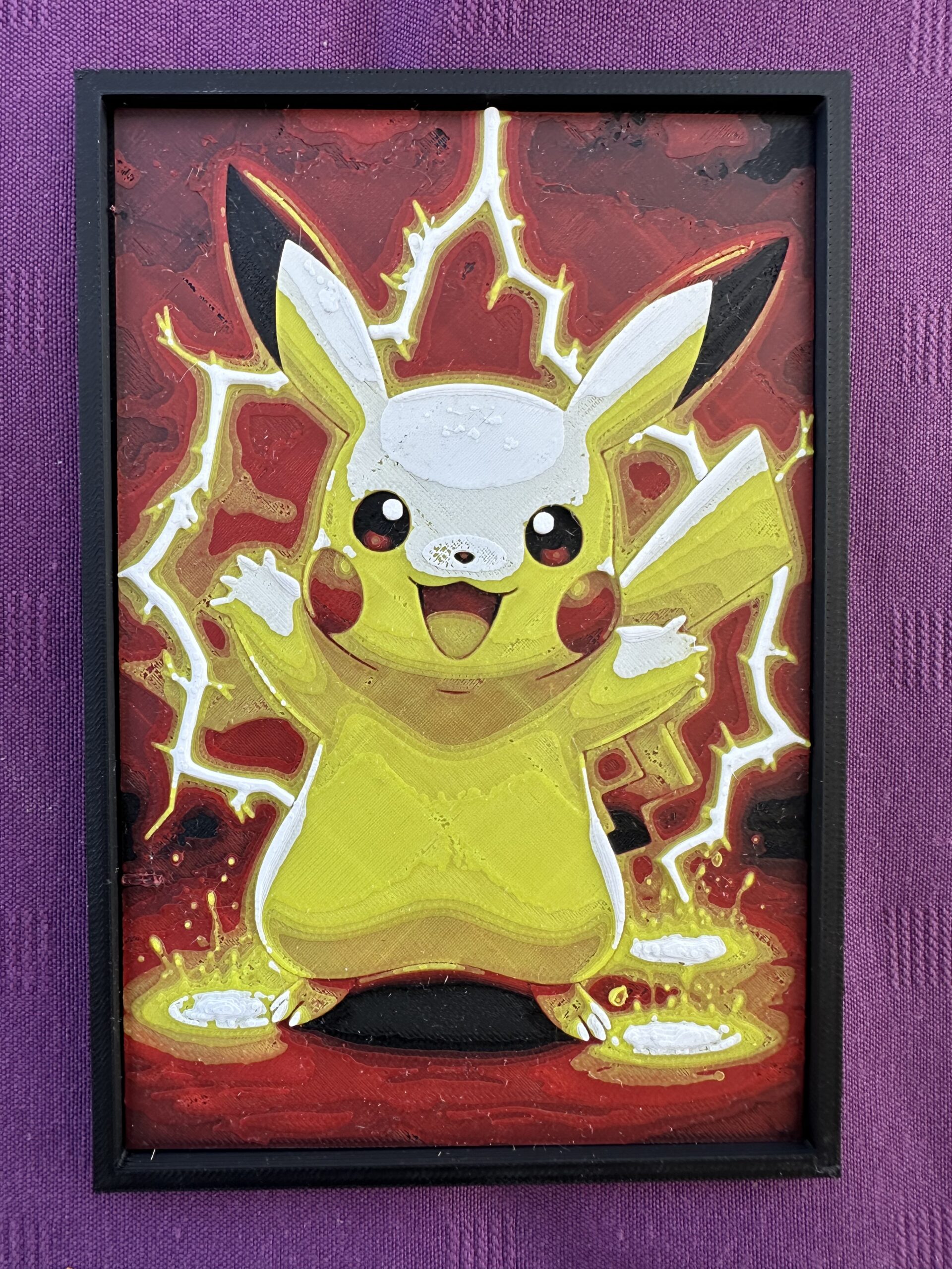 🔥 Tableau Pikachu Électrique ⚡